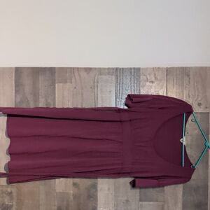 Bird by Juicy Couture Deep Burgundy Dress